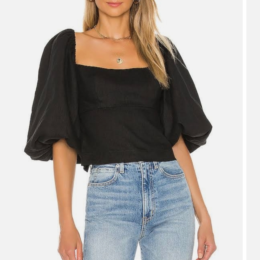 LPA alice black top